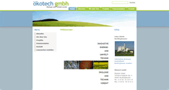 Desktop Screenshot of oekotech-energie.de